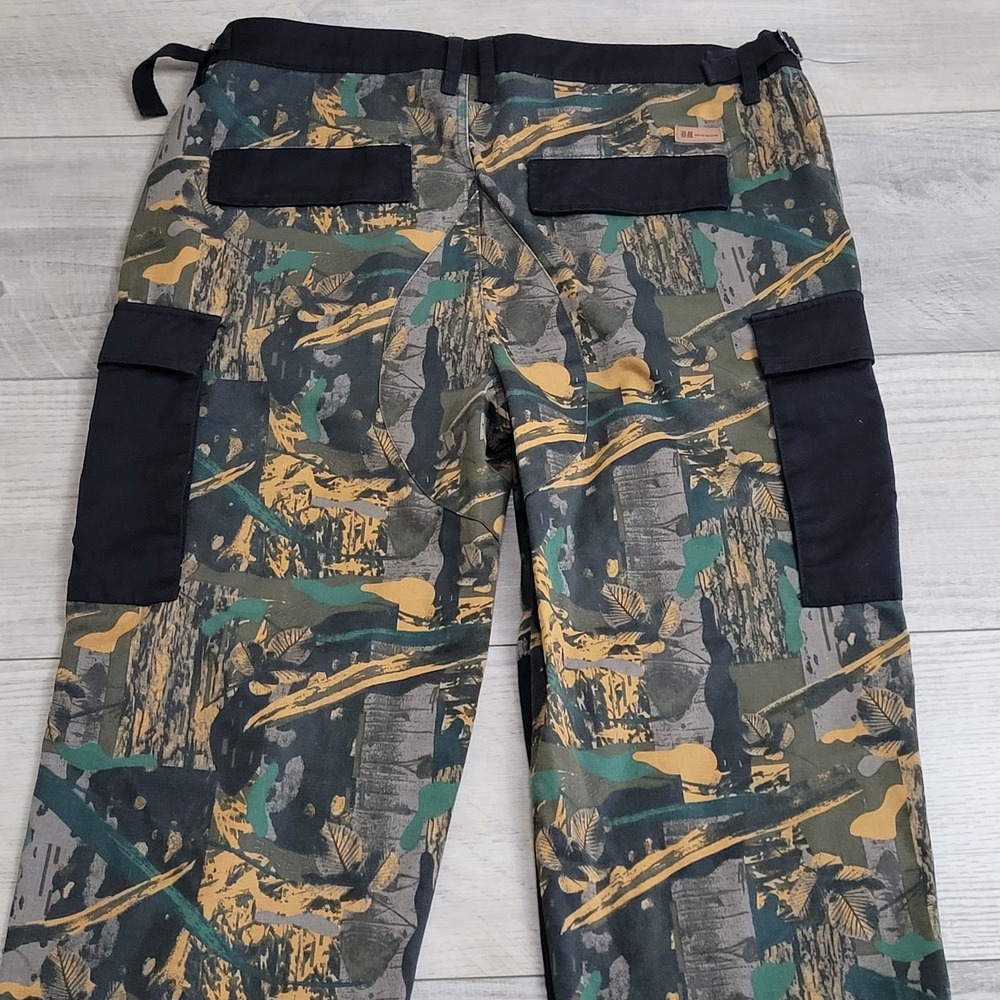 🪖Monet Skateboard Pants Mens 34 (fits 38x30) Camo Cargo Streetwear Baggy NWOT - Picture 7 of 16